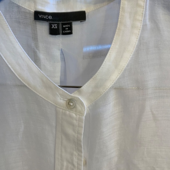 Vince linen/ramie tunic blouse - Picture 3 of 5